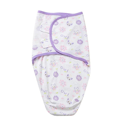100% Cotton Newborn Swaddle Sleep Sack – Thick Infant Baby Wrap Cocoon Diaper Bag (INSULAR Summer)