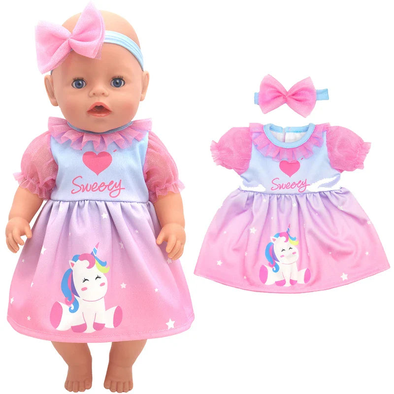 18-Inch American Girl Doll Clothes – Coat, Tights & Pants Outfit for Newborn & Baby Dolls