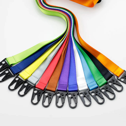 Neckband Nylon Keychain with Heavy Metal Hook – Anti-Loss Lanyard for Keys, Mobile Phone, Camera, Outdoor Safety Rope