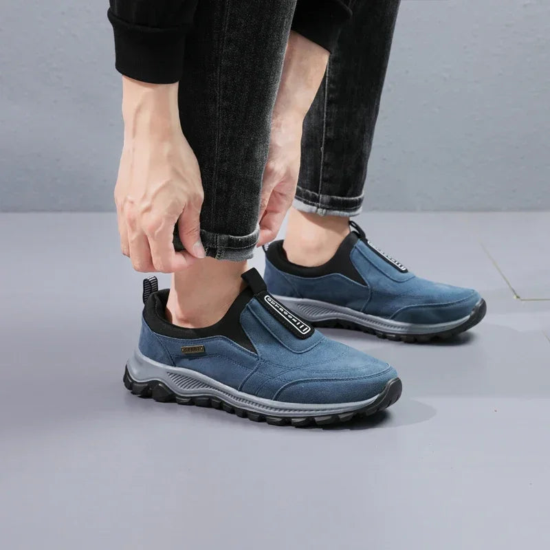 High-Quality Indestructible Men's Sneakers – Lightweight Breathable Running Shoes, Anti-Slip Outdoor Footwear