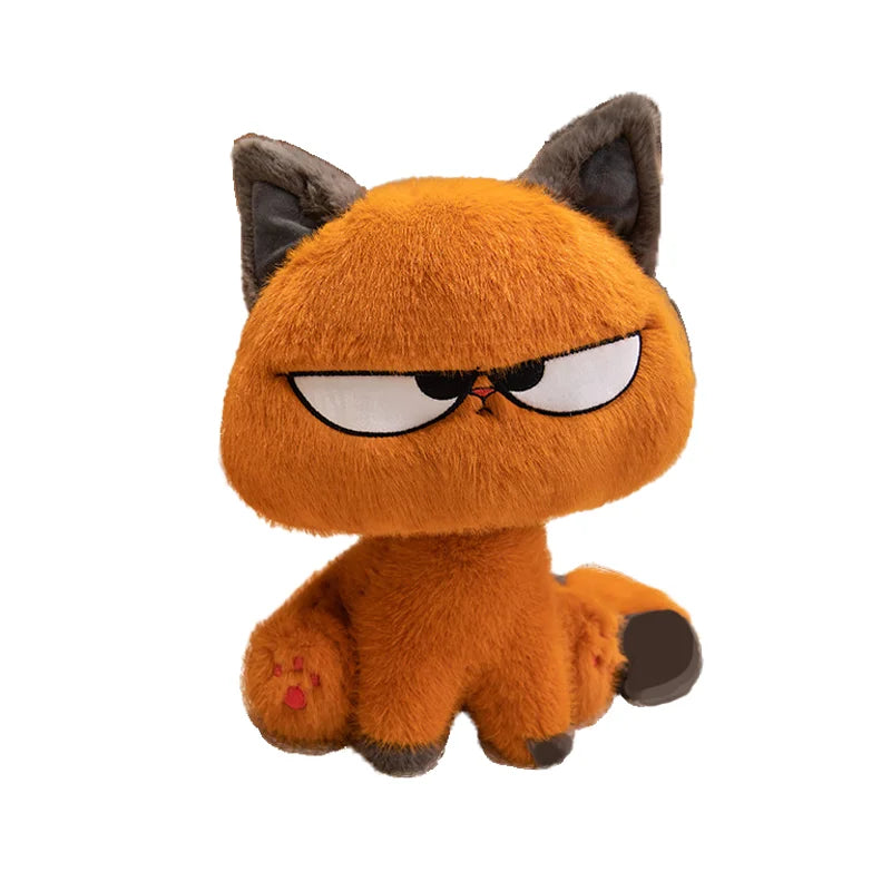 25CM Cute Orange Cat Plushie – Soft Kawaii Stuffed Animal Toy for Kids, Birthday & Halloween Gift