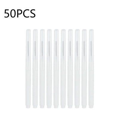 10/20/50PCS Mini Eyebrow & Lash Brushes – Disposable Bendable Brow Perm & Micro Eyelash Applicator Tools
