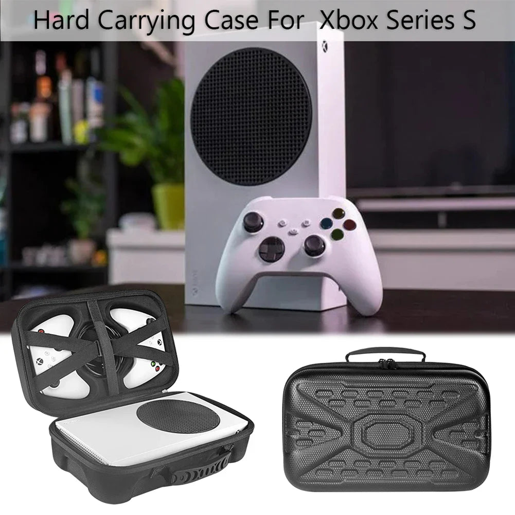 Hard Case Bag for Xbox Series S – Travel Storage Organizer for Console, Gamepad & Accessories