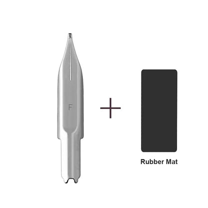 Majohn A1/A2/A3 Fountain Pen Replacement Nibs - EF/F Nib with Rubber Mat for Smooth Writing, Ink Pen Accessories