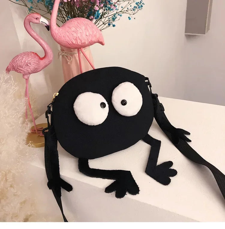 Personalized Canvas Small Shoulder Bag – Trendy Korean Style Crossbody Bag for Young Women Students