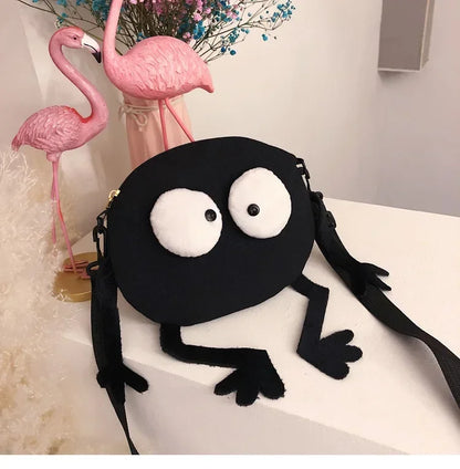 Personalized Canvas Small Shoulder Bag – Trendy Korean Style Crossbody Bag for Young Women Students