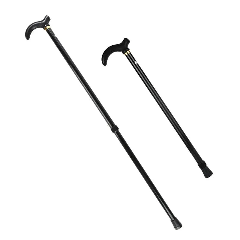 Adjustable Walking Stick – 2-Section Anti-Skid Crutch for Seniors & Hiking
