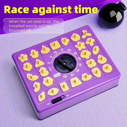 Timing Puzzle Game – Exciting Finger Shape Matching Board with Pop-Up Mechanism, Educational Concentration Game