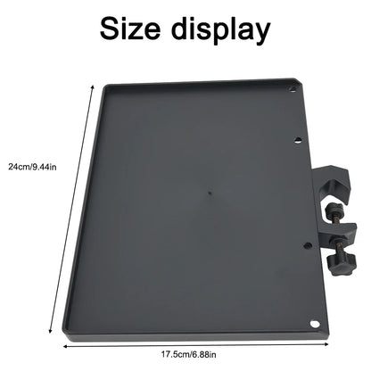 Universal Sound Card Tray for Microphone Stand - Clip for Tripod Bracket, Live Broadcast Microphone Rack Holder