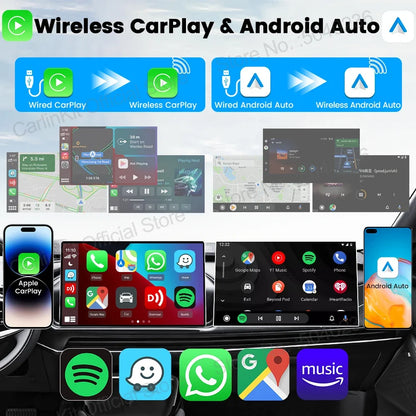 CarlinKit Wireless CarPlay & Android Auto Adapter - OEM Car Upgrade with WiFi & Bluetooth