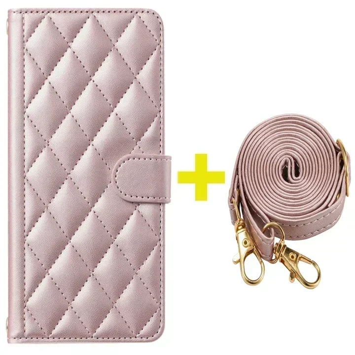 Xiaomi Redmi Note 11 Series Leather Flip Case – Crossbody Wallet Cover for Note 11 Pro 5G/11S/11E/10S/10T/9S/8 Pro