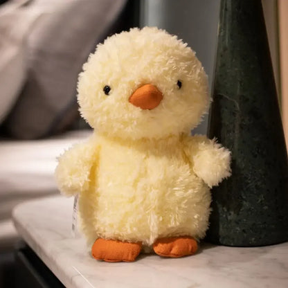 Kawaii Furry Plush Toys | Fox, Owl, Pig, Lamb, Chick & Duck Stuffed Animals for Kids & Adults
