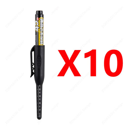 Carpenter Marker Pens — 45mm Long Nib Head, Hole Marker for Woodworking, 100-1PCS White/Black/Blue/Red Hand Tools