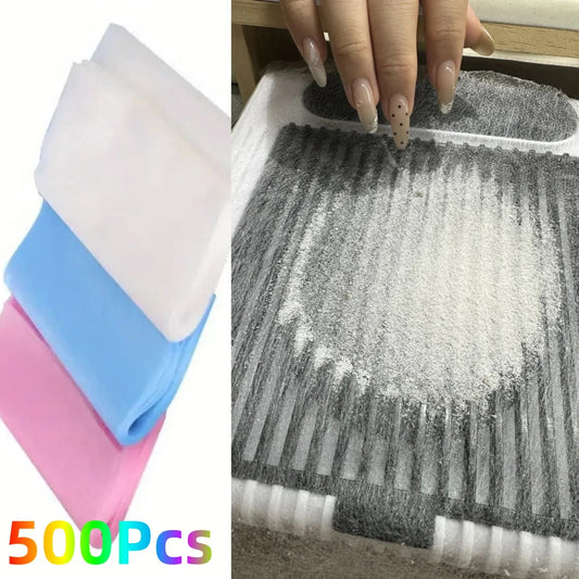 100/300/500pcs Professional Nail Art Dust Collector Filter Paper – Manicure Machine Accessories