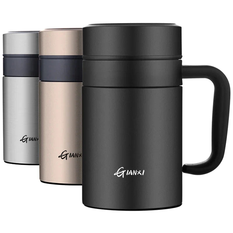 Large Capacity Stainless Steel Vacuum Flask Heat Preservation Insulated Household Cup