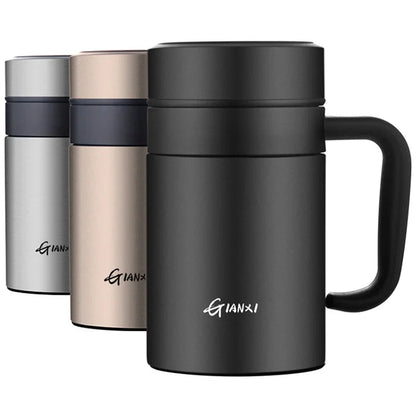 Large Capacity Stainless Steel Vacuum Flask Heat Preservation Insulated Household Cup