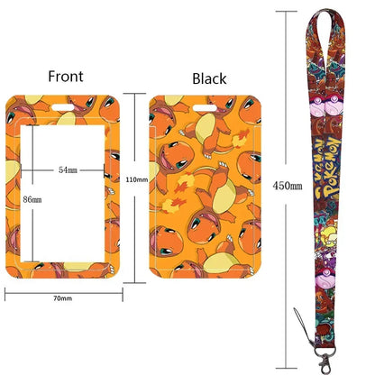 Pikachu Neck Strap Lanyard for Keys – ID Badge Holder, Keychain, Key Rings, Fashion Accessory Gift