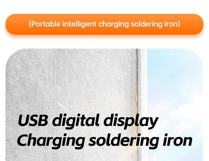 USB Wireless Digital Soldering Iron Kit – Cordless Electric Pen with Adjustable 300–450℃ Temperature