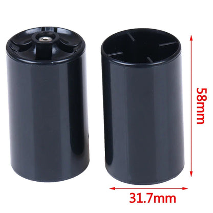 4PCS AA to D Battery Adapter - Universal Cell Converter Holder for Battery Size Conversion