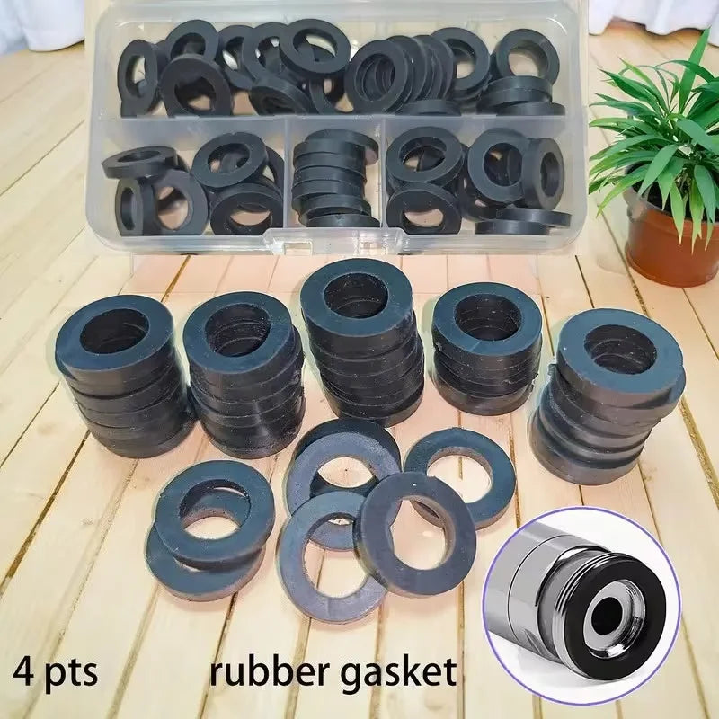 30-Piece Rubber O-Ring Set - Replacement Seals for Shower Hoses, Faucets, Water Heaters & Valves