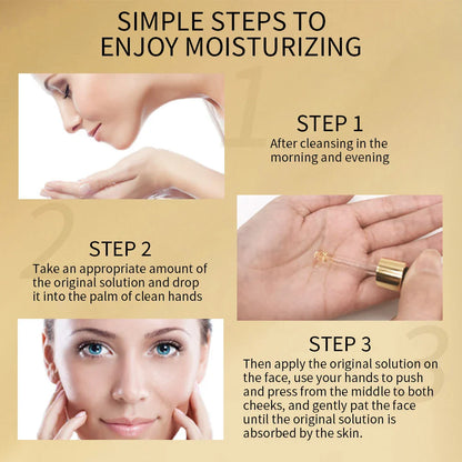 24K Gold Hyaluronic Acid Face Serum – Anti-Aging, Collagen Boosting & Whitening Skin Care Essence – 100ml