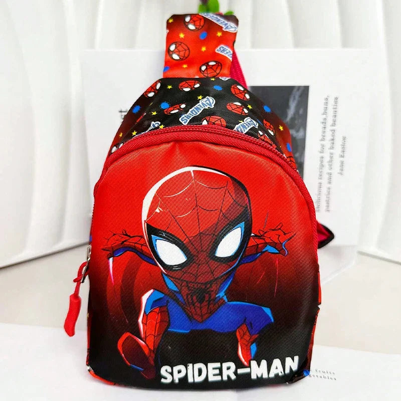 Spider-Man Sling Chest Bag – Cartoon Anime Crossbody Shoulder Bag with Coin Purse for Travel