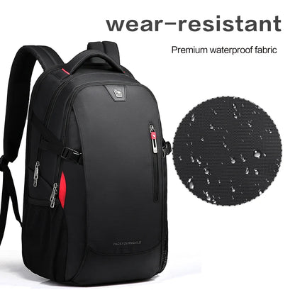 OIWAS 14" Laptop Backpack – 29L Waterproof Nylon School, Travel & Casual Bag for Teenagers & Men