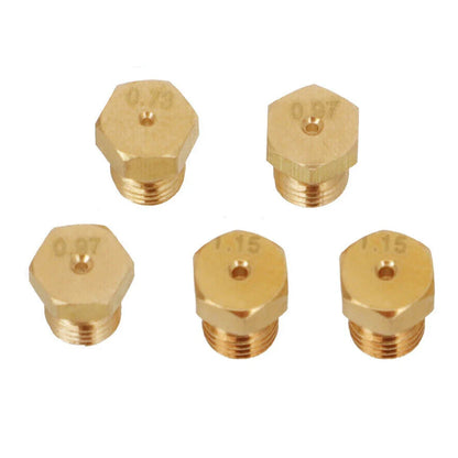 5PCS Burner Gas Conversion Kit – M6 X 0.75 Thread Nozzles for Natural Gas to LPG Hob, Kitchen Parts