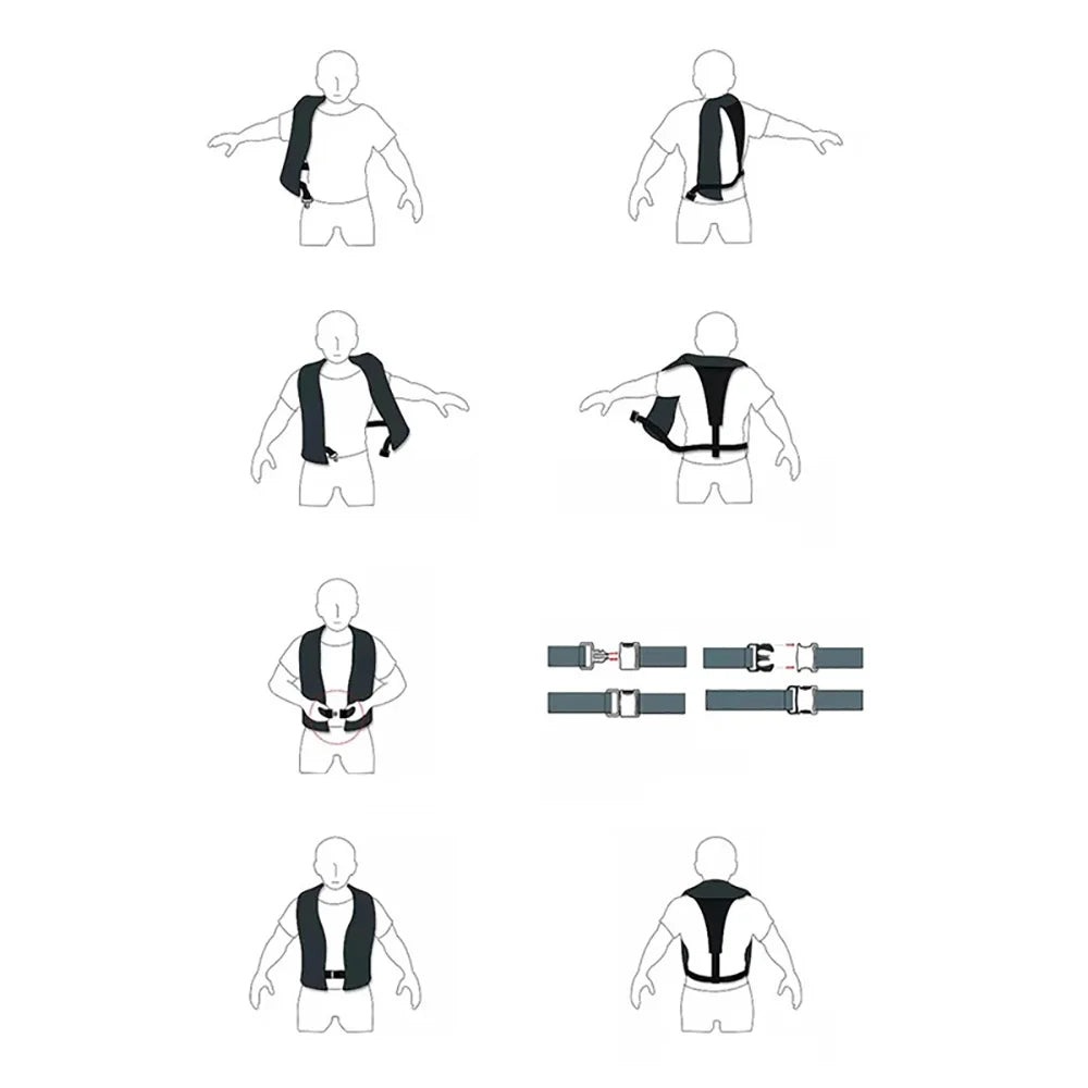 Automatic Inflatable Life Jacket – Professional Swimming, Fishing, Kayak & Water Sports Safety Vest