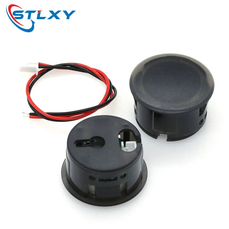 DC 4-100V LED Digital Voltmeter - Circular Two-Wire Display with Reverse Connection Protection