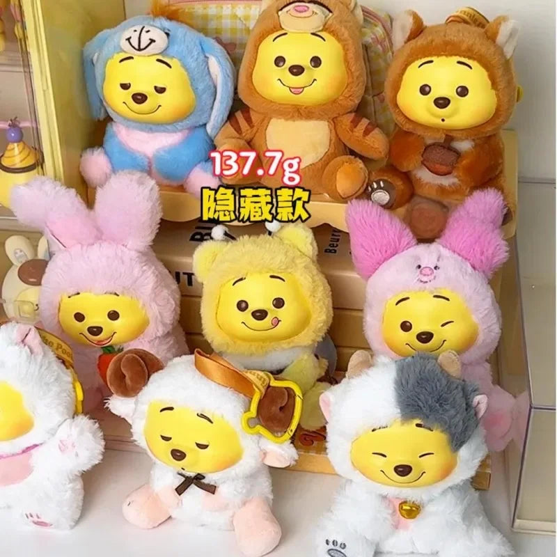 Disney Winnie the Pooh Naughty Party Blind Box – Vinyl Plush Pooh Bear Pendant & Surprise Toy