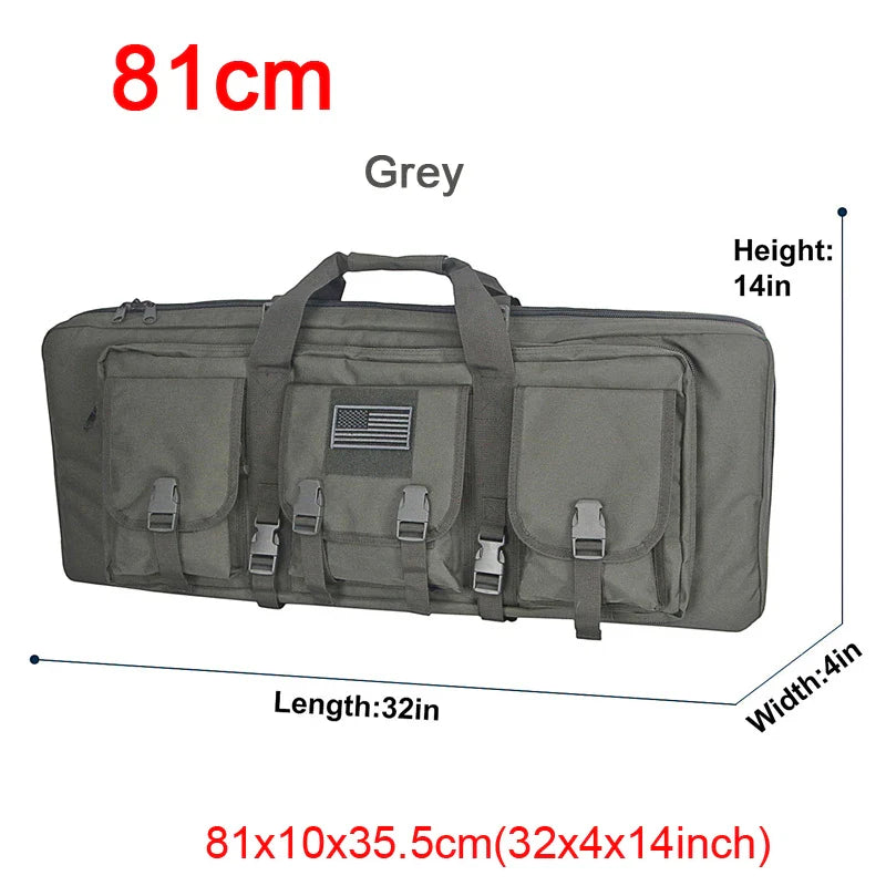 LQARMY Tactical Double Rifle Case – Molle Backpack Gun Holster for Hunting, Sniper & Airsoft (32/38/42/48 inch)
