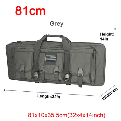 LQARMY Tactical Double Rifle Case – Molle Backpack Gun Holster for Hunting, Sniper & Airsoft (32/38/42/48 inch)