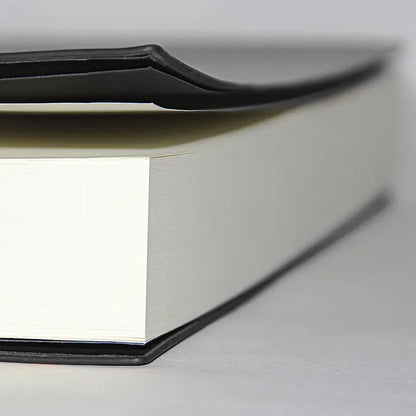 A4/A6 Thickened Leather Notebook – Soft Cover Diary Notepad with Horizontal Lines or Blank Pages, 200/416 Pages