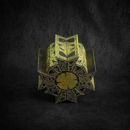 1:1 Hellraiser Lament Puzzle Box Replica – Moveable Horror Cube Pinhead Film Prop Figurine Collectible Toy