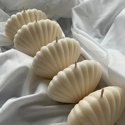 3D Shell Silicone Mold – Scented Candle, Aromatherapy Wax & Clay Crafts DIY Mold
