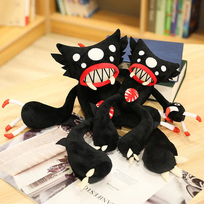 Soft Black Spider Plush Toy — Creative Monster Stuffed Animal Gift for Kids, Pets & Boyfriends