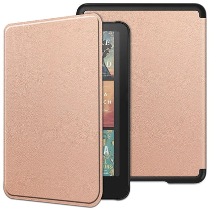 Leather Auto Sleep Case for Kindle Colorsoft Signature Edition (1st Gen, 7") & Paperwhite 12th Gen Protective Cover Funda
