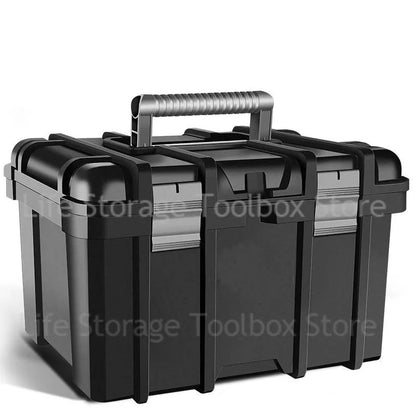 Large Portable Toolbox — Height-Adjustable Tool Organizer Suitcase for Garage, Workshop & Hardware Parts