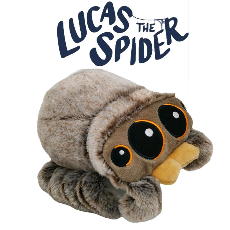 Black Spider Plush Toy — Soft Stuffed Animal Pillow, Little Lucas Anime Game Room Decor & Kids Gift