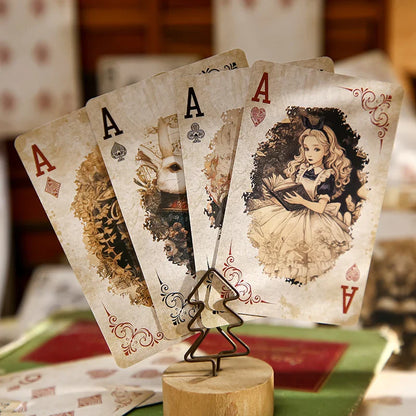 Mr. Paper Retro Theme Playing Cards 55PCS — DIY Handbook, Origami & Entertainment Relaxation Pack