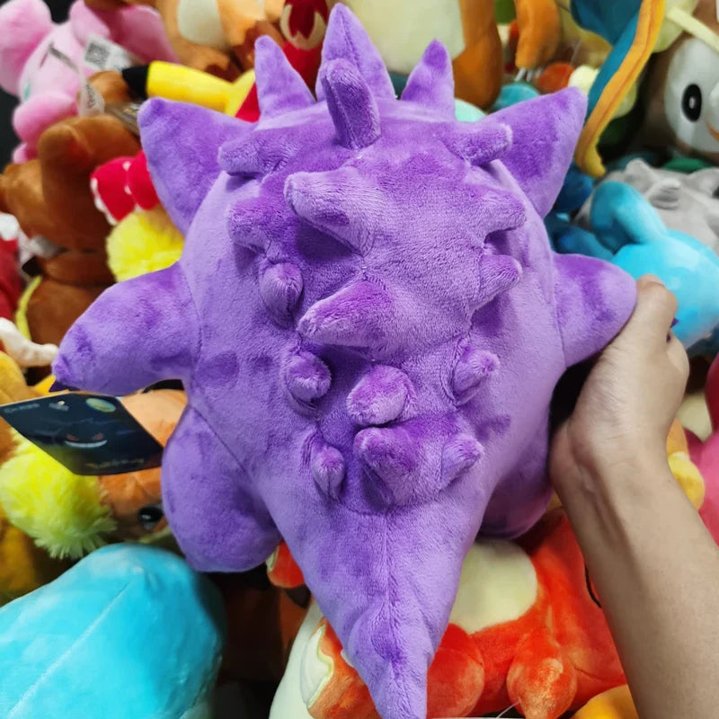 Original Pokémon Gengar Plush 24cm – Cute Pikachu Soft Stuffed Toy Doll for Kids Birthday Gift
