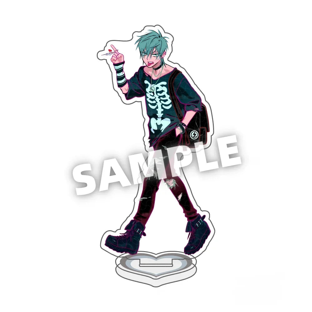 Anime Alien Stage Acrylic Stand Figure - Ivan Till Luka Sua Mizi Desktop Ornament Keychain Collectible Gift