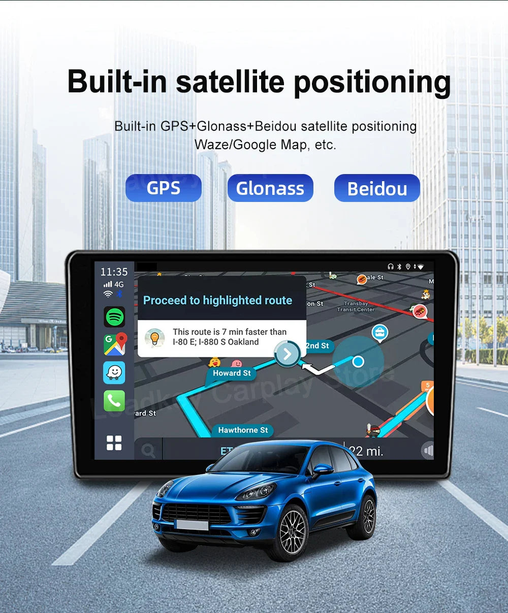 Carlinkit CarPlay AI TV Box Plus — Android 13, 8+128GB, 8-Core QCM6656125, Wireless CarPlay & Android Auto with YouTube, Netflix, 4G LTE