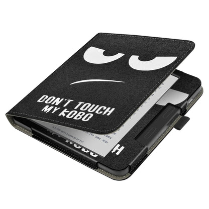 KOBO Libra 7" Leather Case – Hand Strap, Stand & Card Slot Cover for Libra Colour, Libra 2, Libra H2O (N428/N418/N873)