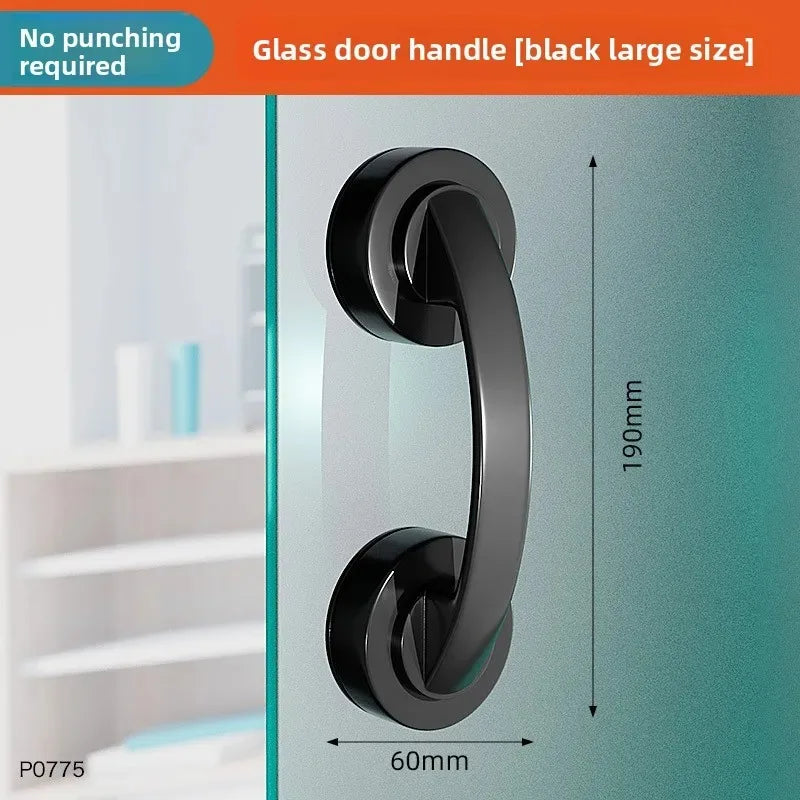 No Drill Bathroom Safety Grab Bar - Anti-Slip Suction Cup Shower Handle for Bathtub & Elderly Support