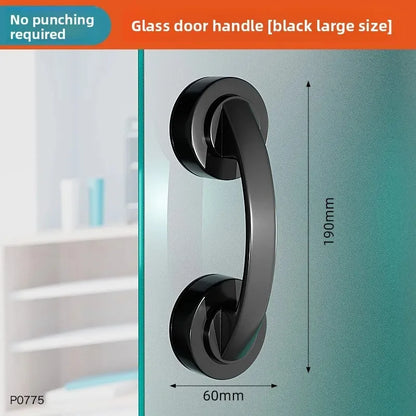 No Drill Bathroom Safety Grab Bar - Anti-Slip Suction Cup Shower Handle for Bathtub & Elderly Support