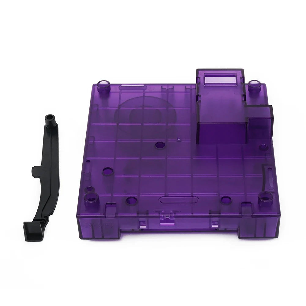 Bitfunx Translucent Base Case – GC Replacement Shell for GBA Gameboy Player Dol-017 NGC Console