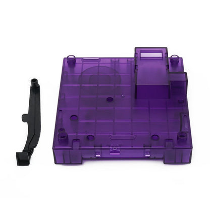 Bitfunx Translucent Base Case – GC Replacement Shell for GBA Gameboy Player Dol-017 NGC Console