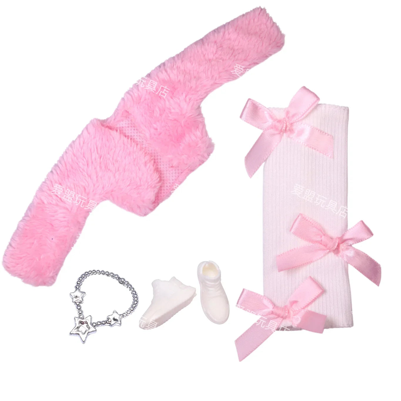 Doll Clothes for 30cm Barbie – Skirt, Outerwear, Pants & Shoes Accessories